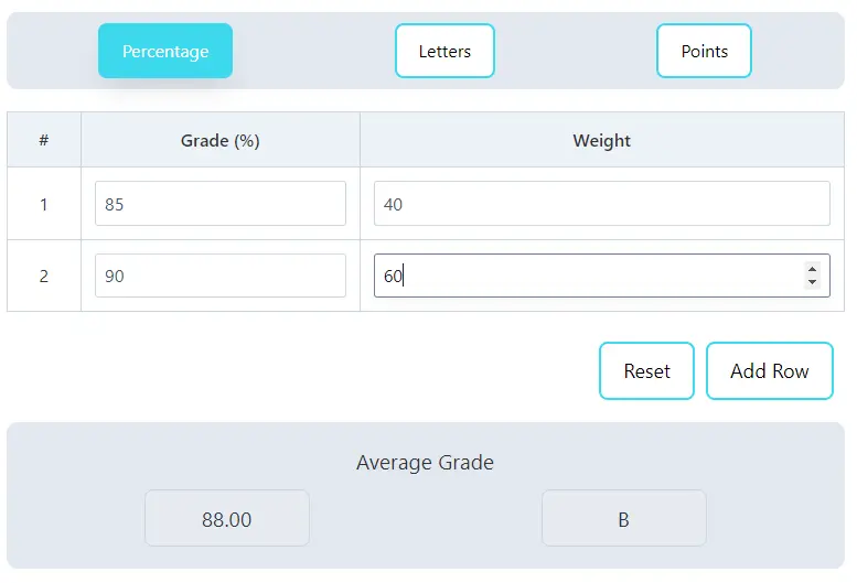 Grade Calculator