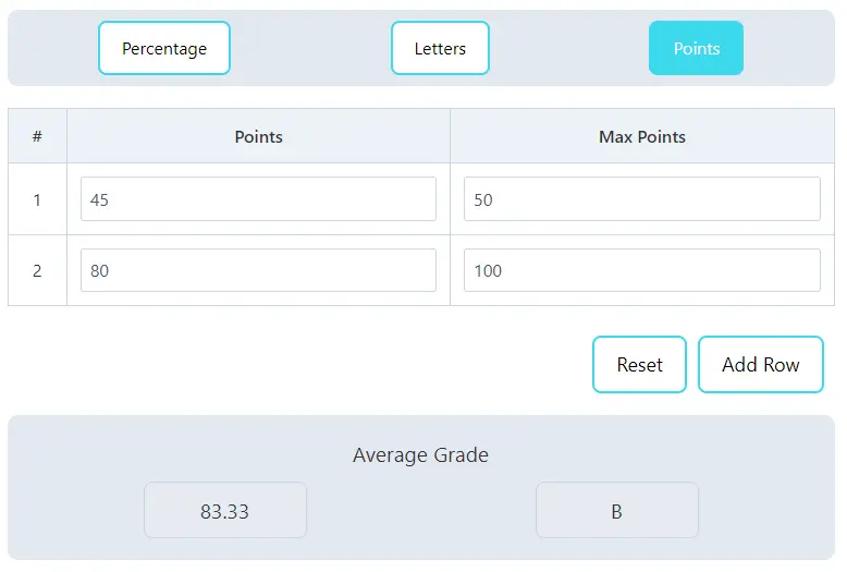 Grade Calculator